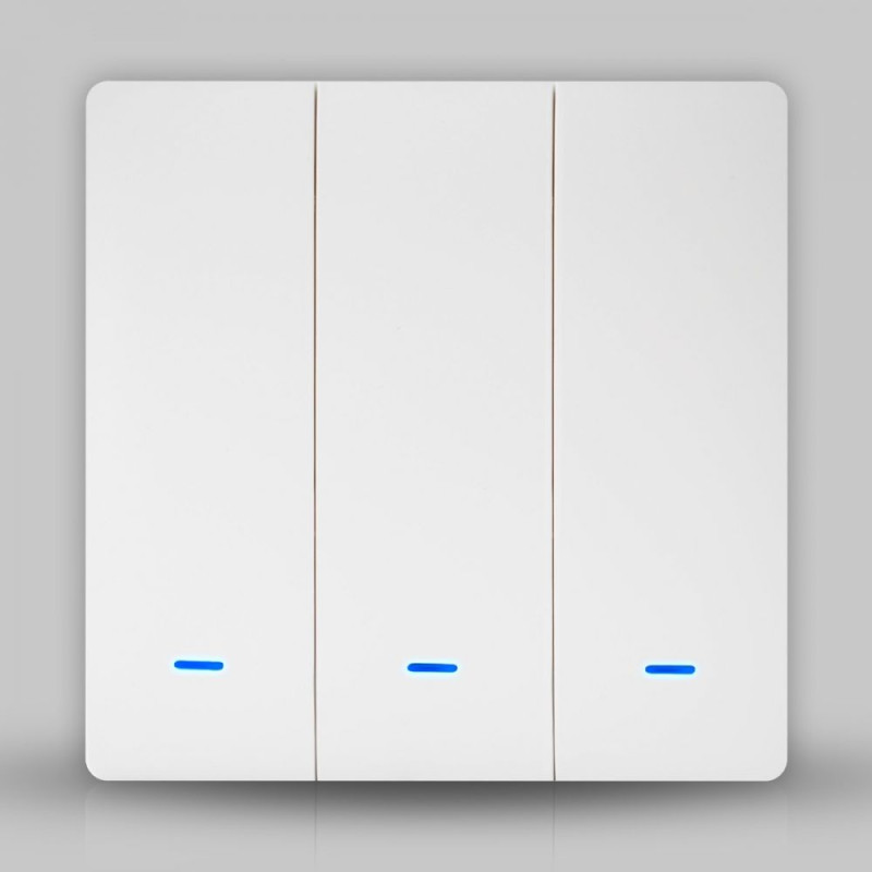 Wi-Fi выключатель Tuya (3 клавиши, без нуля)