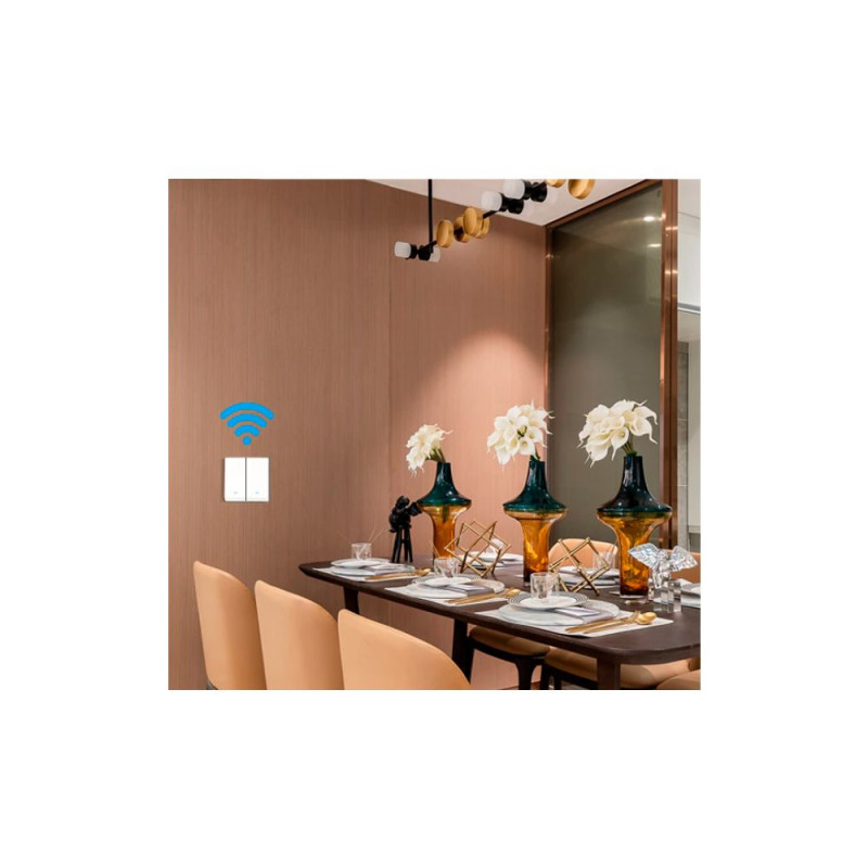 Wi-Fi выключатель Tuya (3 клавиши, без нуля) - 1