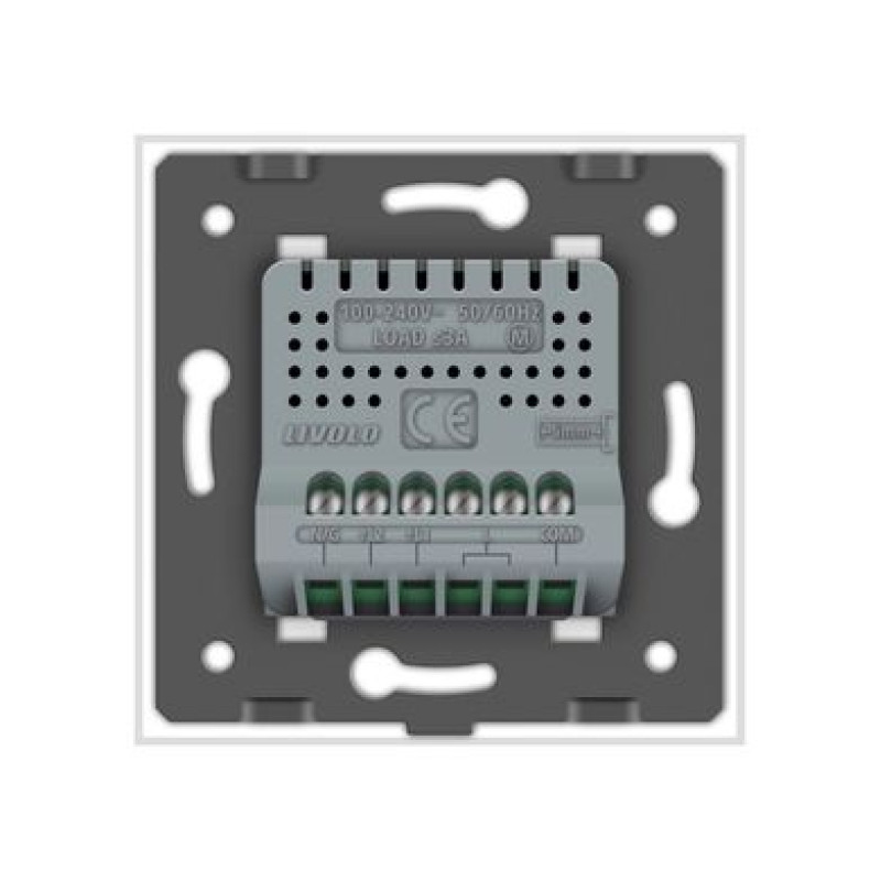 Розумний сенсорний вимикач для ролет Livolo білий (VL-FC2NWZ2-2GWP) - 3