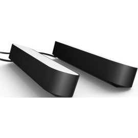 Philips Hue Панель освітлення розумна Play, 2000K-6500K, RGB, ZigBee, димування, базовий комплект, блок живлення, 2шт, чорний