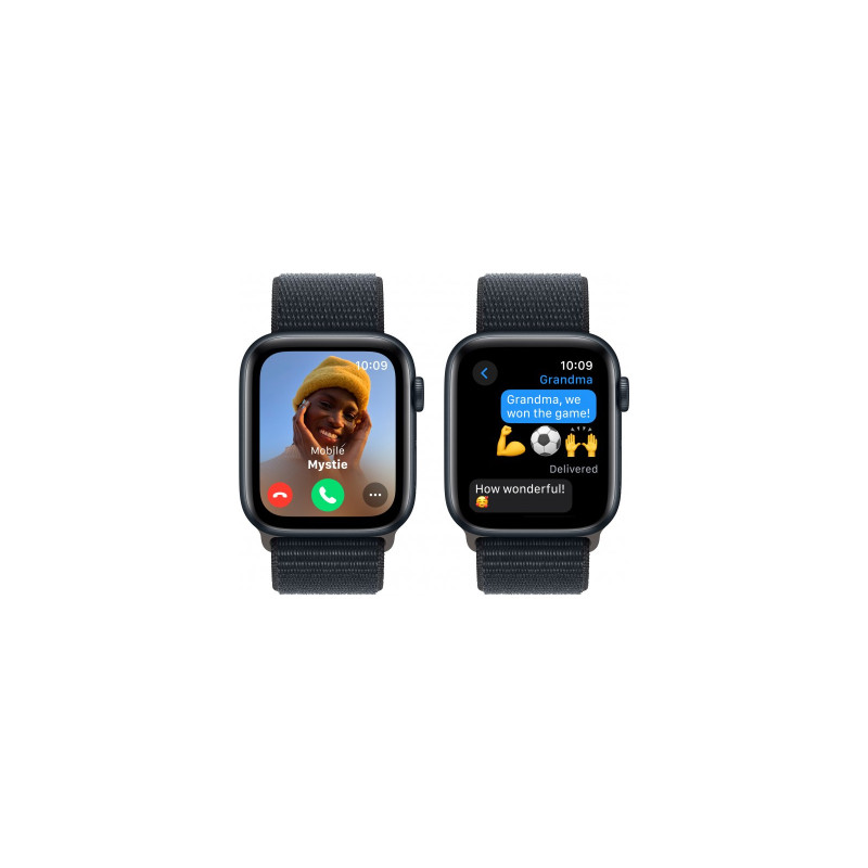 Смарт-часы Apple Watch SE 2023 GPS 44mm Midnight Aluminium Case with Midnight Sport Loop (MREA3QP/A) - 3