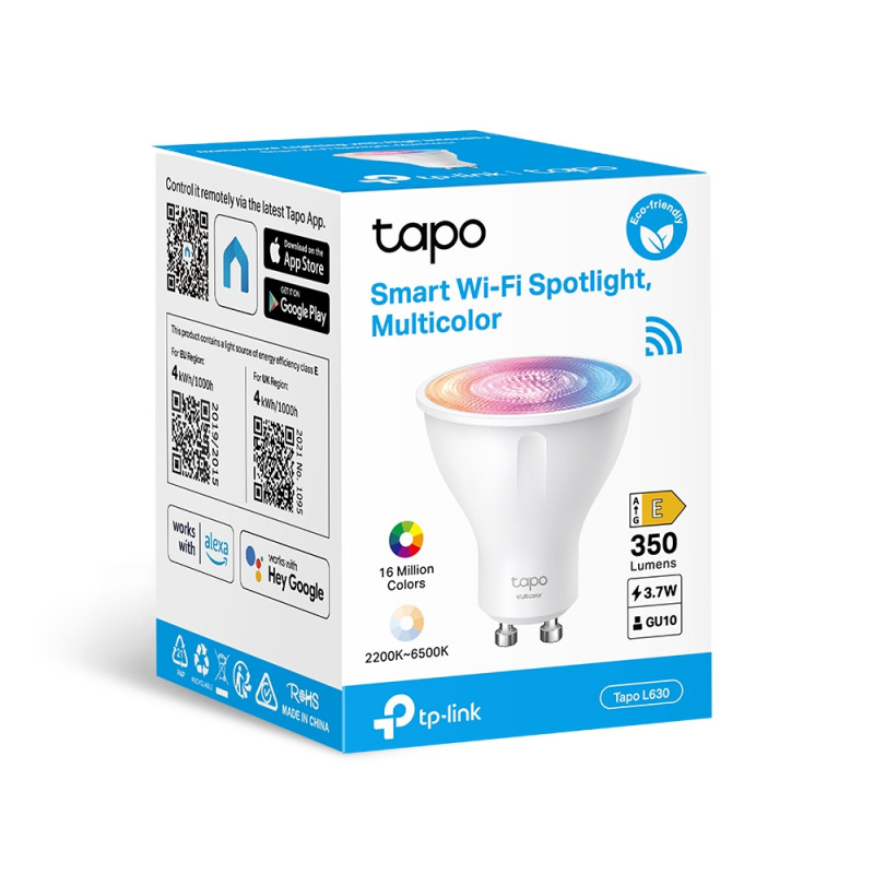 TP-Link Умная многоцветная Wi-Fi лампа Tapo L630 N300 GU10 - 5