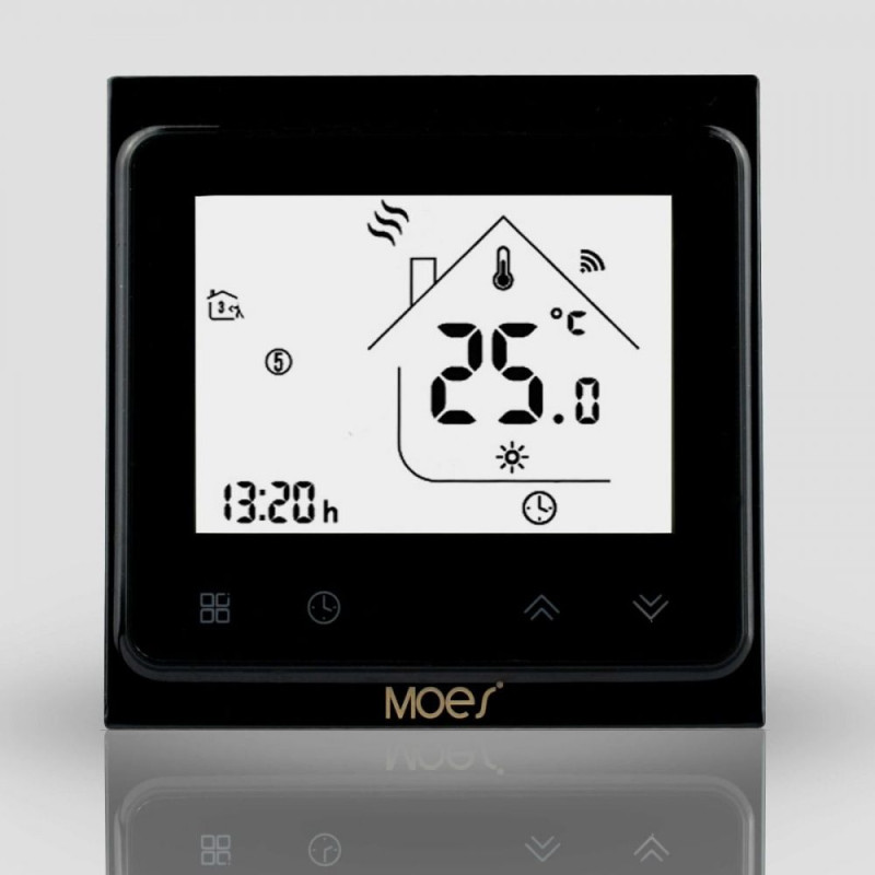 Wi-fi регулятор для бойлера/котла Moes Black (BHT-002-GCLWB)