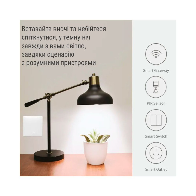 Wi-Fi выключатель черный Tuya (2 клавиши) - 3