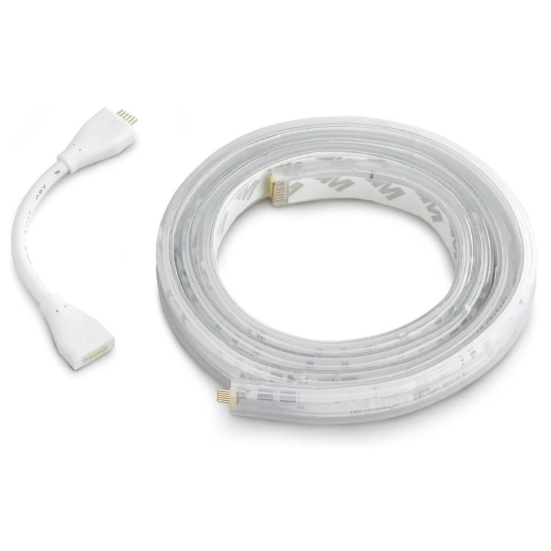 Philips Hue Лента светодиодная умная Plus, 0.5W(20Вт), 2000K-6500K, RGB, ZigBee, диммирование, удлинитель, 1м