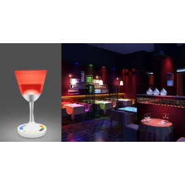 WIFI светодиодная настольная лампа RGBW (Ring), аккумулятор