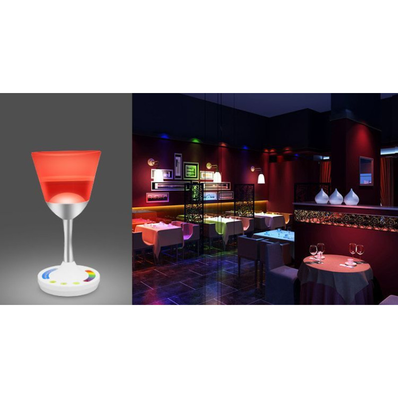 WIFI светодиодная настольная лампа RGBW (Ring), аккумулятор