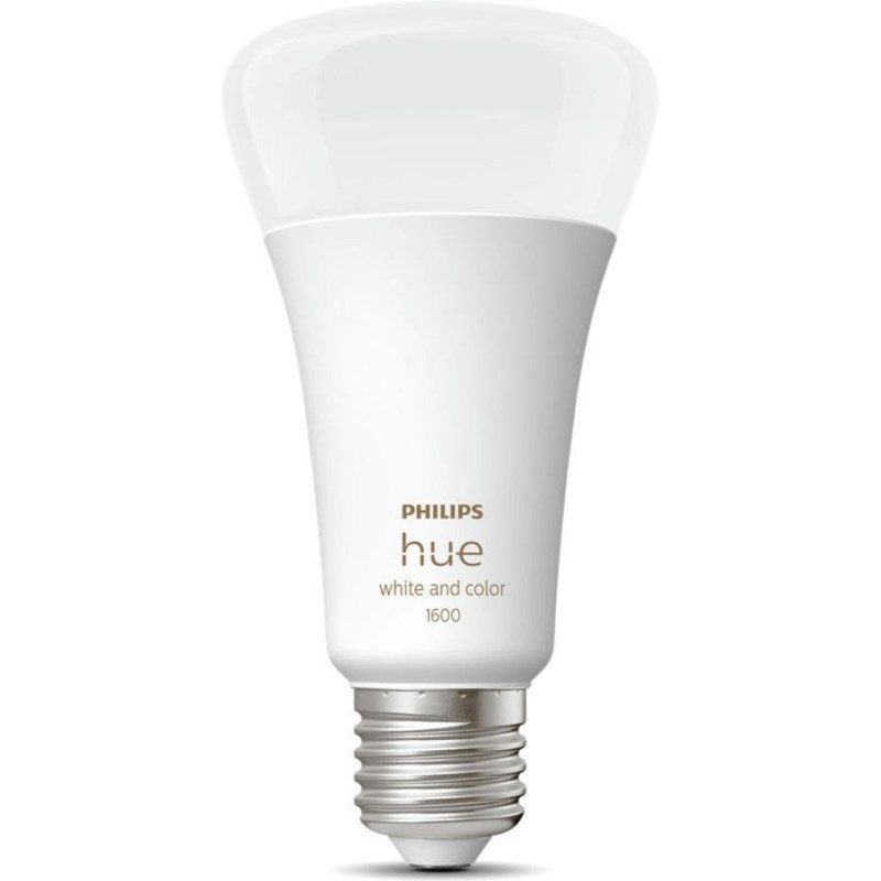 Philips Hue Лампа умная E27, 15W(100Вт), 2000K-6500K, RGB, ZigBee, Bluetooth, диммирование - 1