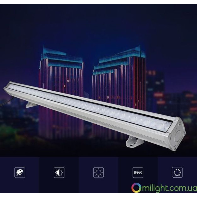 Светодиодный настенный светильник 24 Вт, RGB+CCT