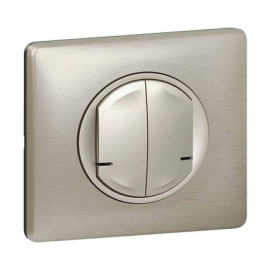 Legrand Умный беспроводной выключатель 2-клавишный (Celiane with NETATMO) [Титан]