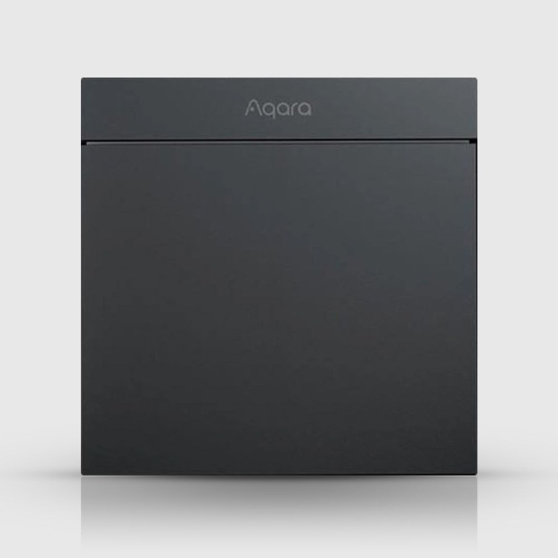 Накладной (беспроводной) ZigBee выключатель Aqara H1M (серый, 1 клавиша) WXKG21LM