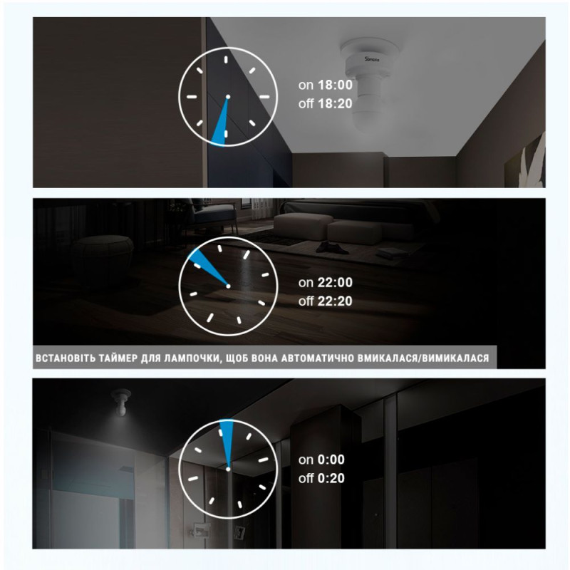 Wi-Fi патрон E27 Sonoff Slamper R2 - 6