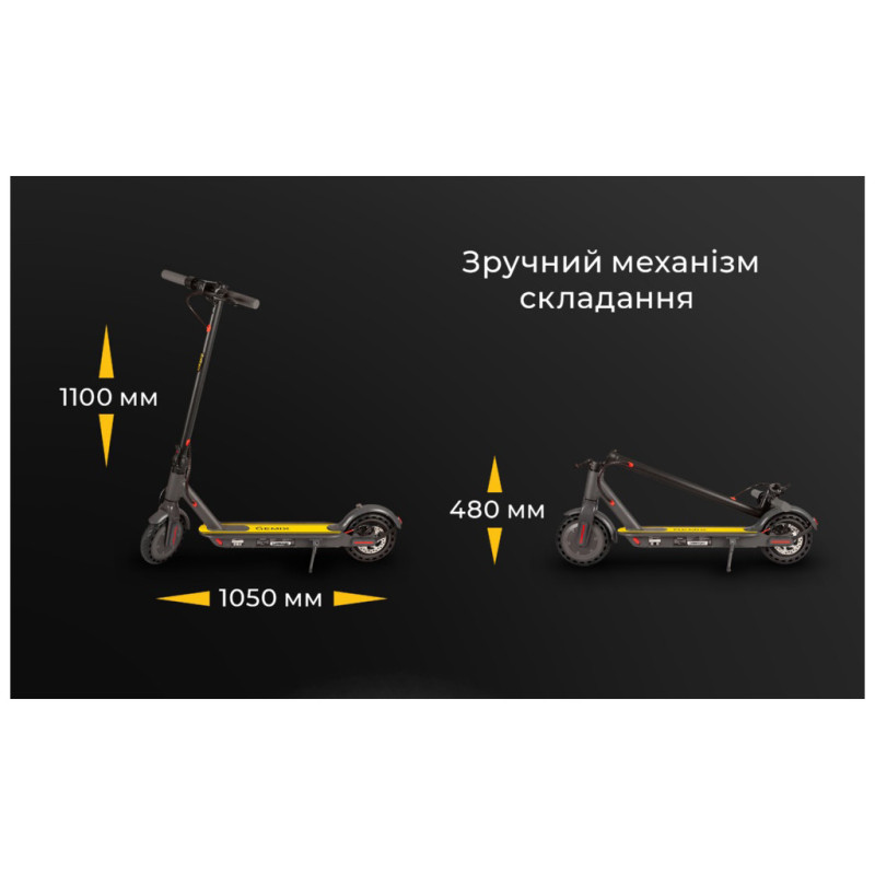 Электросамокат Gemix GM6 Dark Grey (GM6DG) - 3