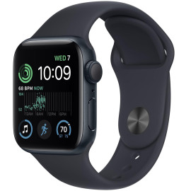 Смарт-часы Apple Watch SE 2022 GPS 40mm Midnight Aluminium Case with Midnight Sport Band - Regular (MNJT3UL/A)
