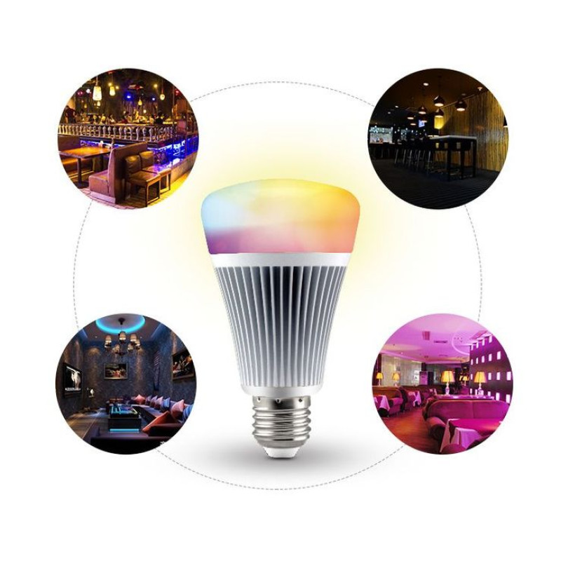 Світлодіодна лампа MiLight, DMX512, 8W, RGB + CCT - 4