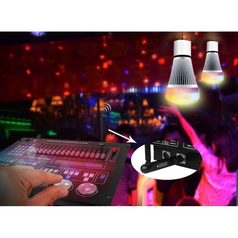 Світлодіодна лампа MiLight, DMX512, 8W, RGB + CCT