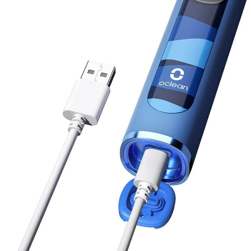 Умная зубная электрощетка Oclean X10 Electric Toothbrush Blue (6970810551914) - 1