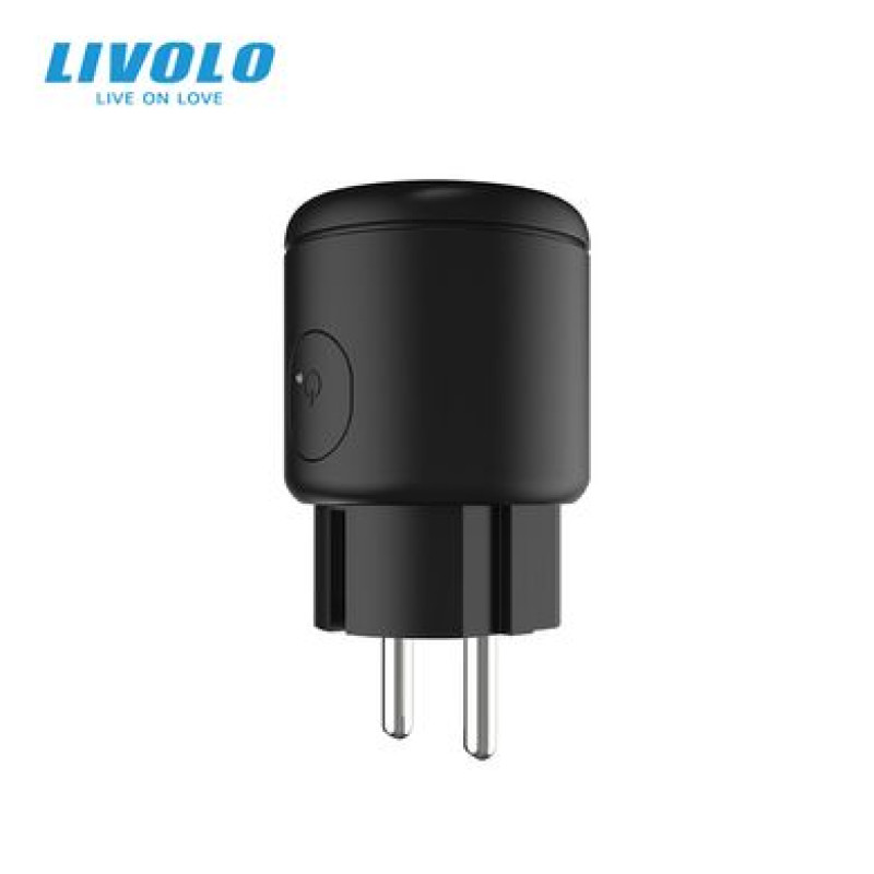 Умная WiFi розетка Livolo черный (VL-SHS001)