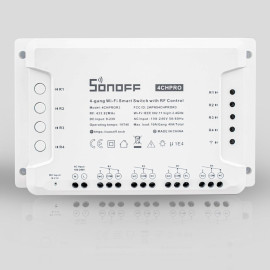 Четырехканальное Wi-Fi реле с сухим контактом Sonoff 4CH PRO R3