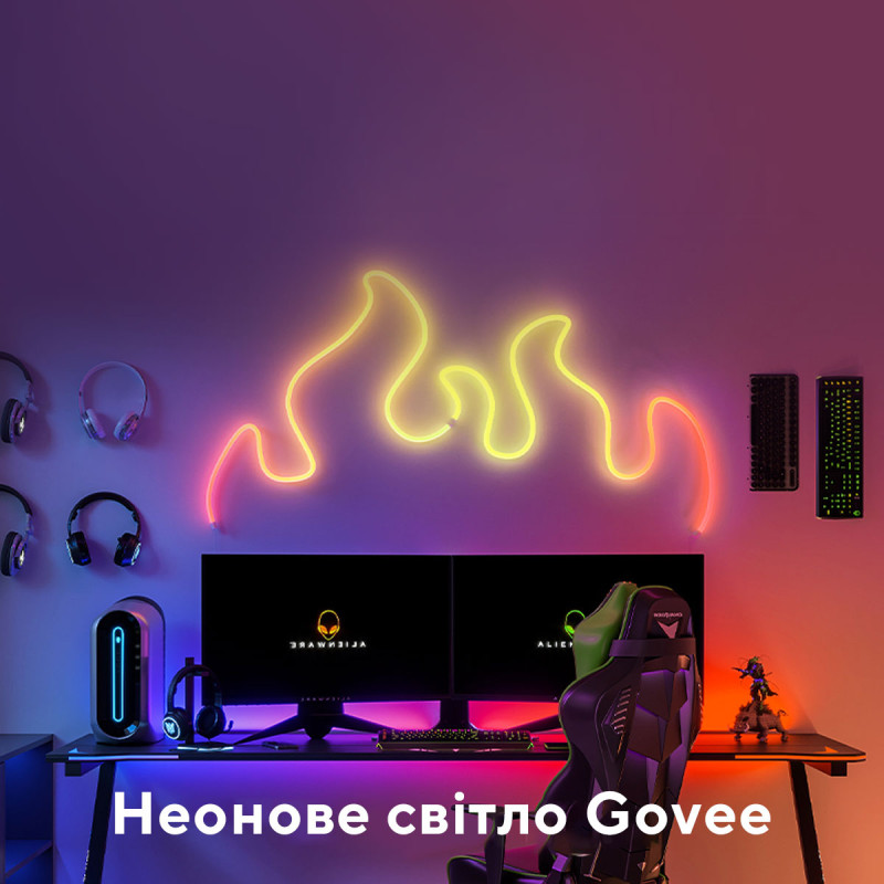 Govee Лента светодиодная умная H61A0 Neon LED Strip Light 3м Белый - 3