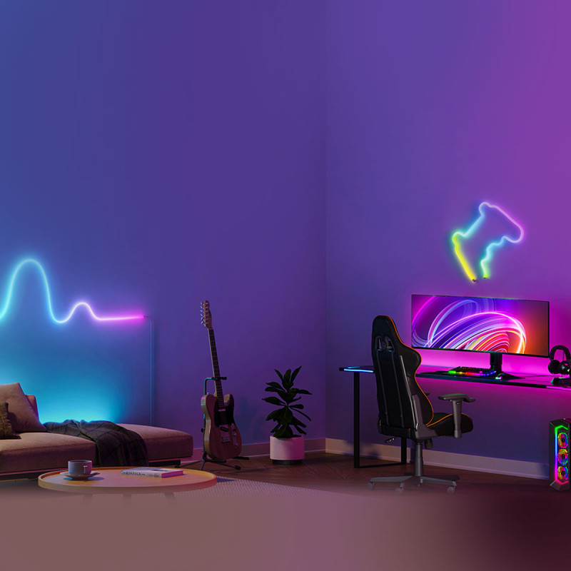 Govee Лента светодиодная умная H61A0 Neon LED Strip Light 3м Белый - 1