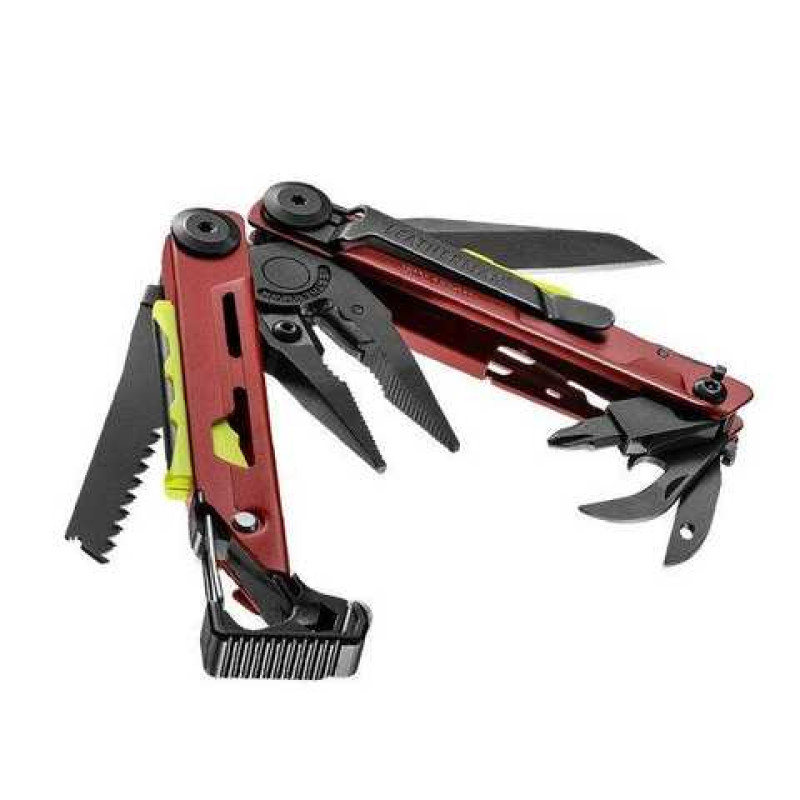 Мультитул Leatherman SIGNAL CRIMSON, синтетический чехол, картонна коробка (832745) - 1