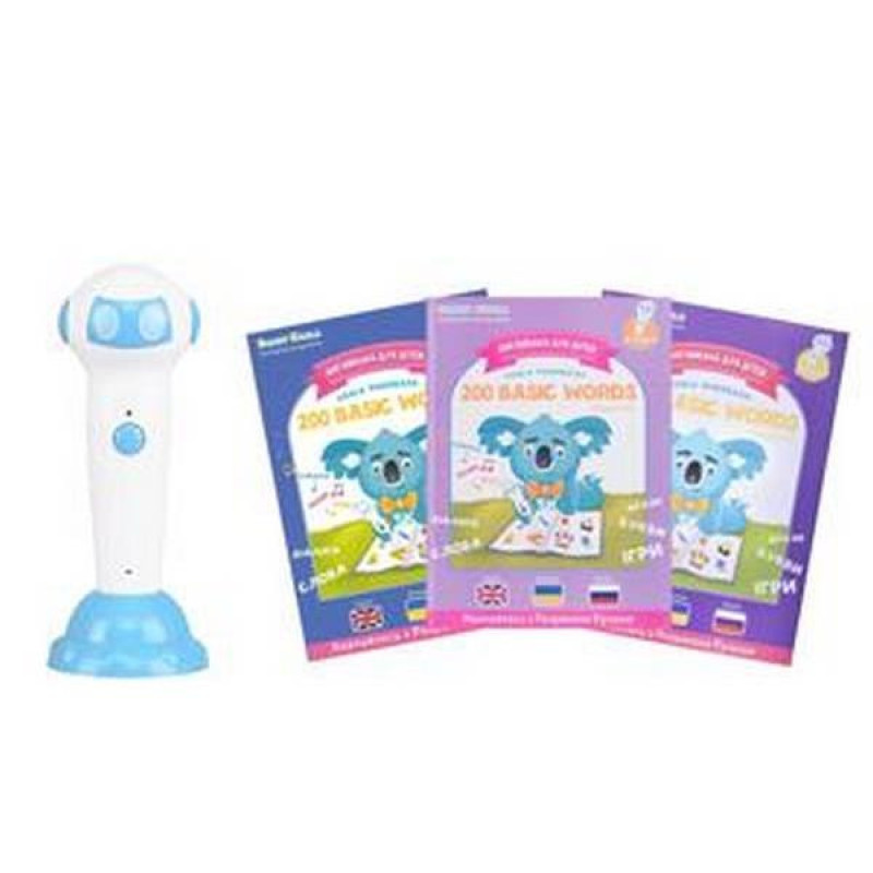 Интерактивная игрушка Smart Koala + Книга Интерактивная Smart Koala English (1, 2, 3 сезон) (SKS0123BW) - 1