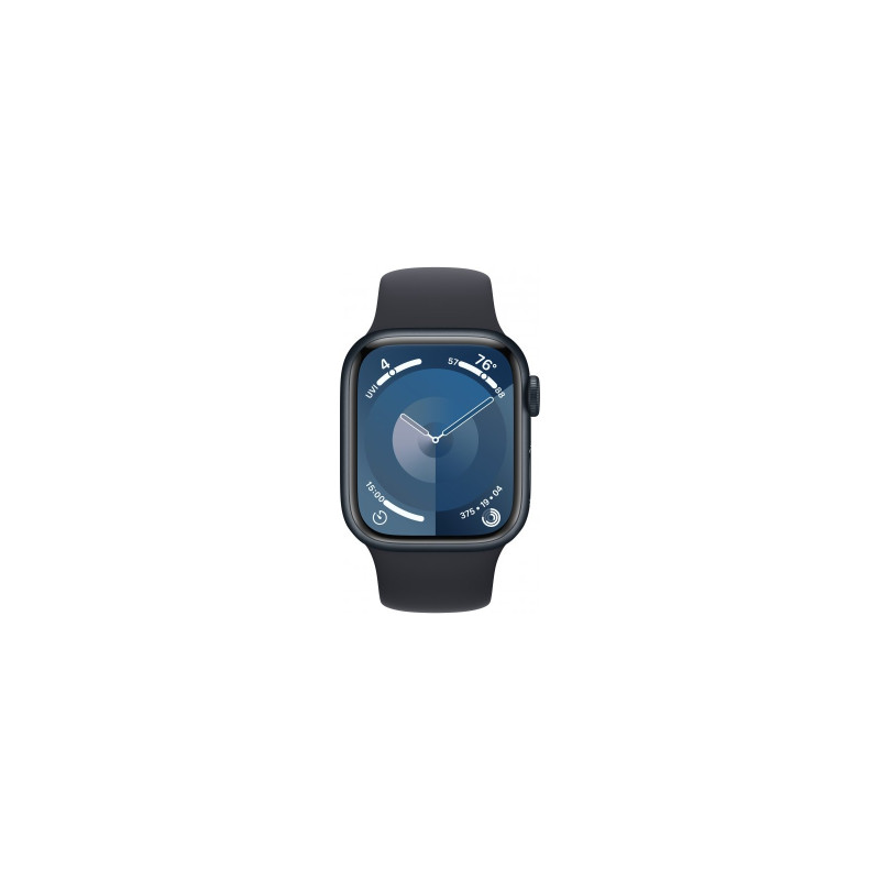 Смарт-годинник Apple Watch Series 9 GPS 45mm Midnight Aluminium Case with Midnight Sport Band - M/L (MR9A3QP/A) - 1