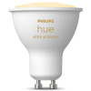 Philips Hue Лампа умная GU10, 5W(50Вт), 2200K-6500K, Tunable white, ZigBee, Bluetooth, диммирование Philips Hue Лампа умная GU10, 5W(50Вт), 2200K-6500K, Tunable white, ZigBee, Bluetooth, диммирование