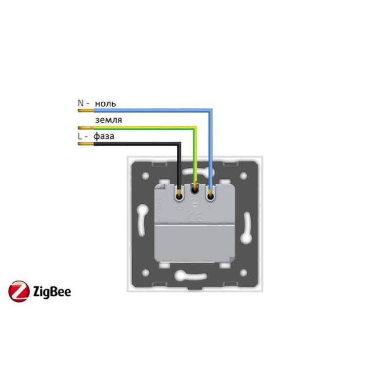 Умная розетка ZigBee с заземлением Livolo серый (704000815) - 4