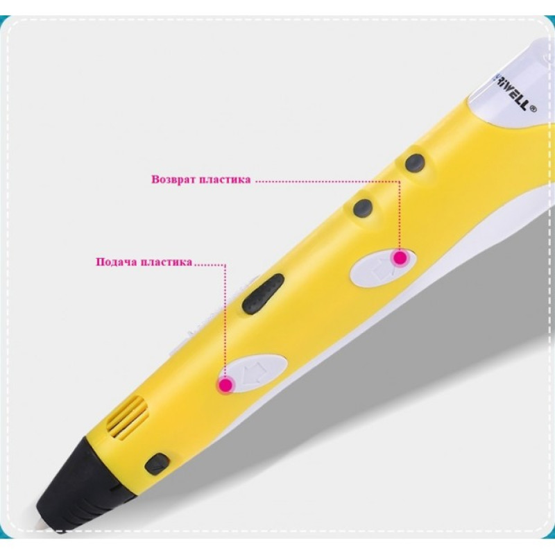 3D-ручка MYRIWELL RP-100A Yellow (ABS) - 2
