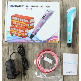 3D-ручка MYRIWELL RP-100B Blue (ABS, PLA)