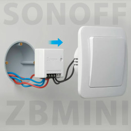 Одноканальное Zigbee реле Sonoff Mini
