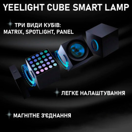 WiFI модульный светильник Yeelight Cube Smart Lamp (Spotlight) YLFWD-0008
