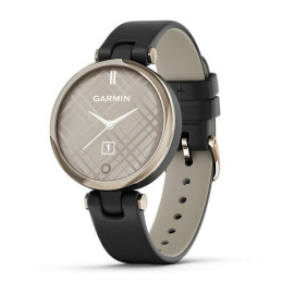 Смарт-часы Garmin Lily, CreamGold, Black, Leather (010-02384-B1)