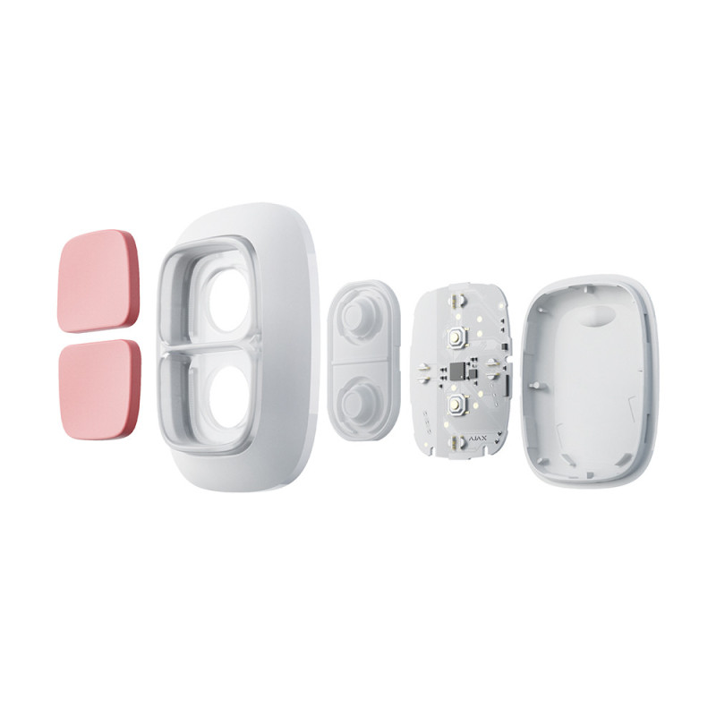 Беспроводная экстренная кнопка Ajax DoubleButton белая - 4