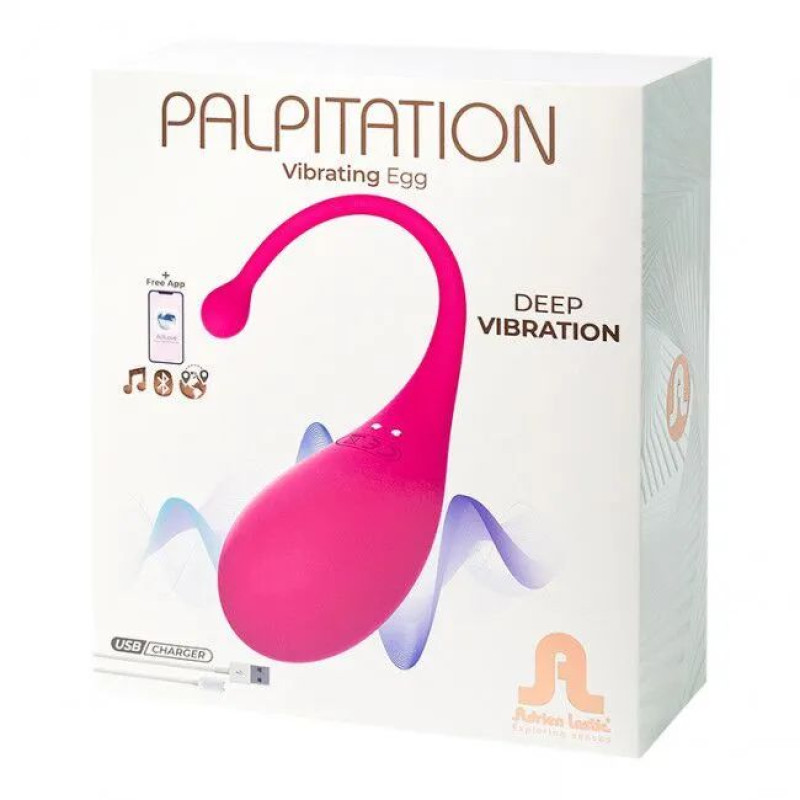 Adrien Lastic Palpitation смарт виброяйцо с глубокой вибрацией, 18х4.5 см - 1