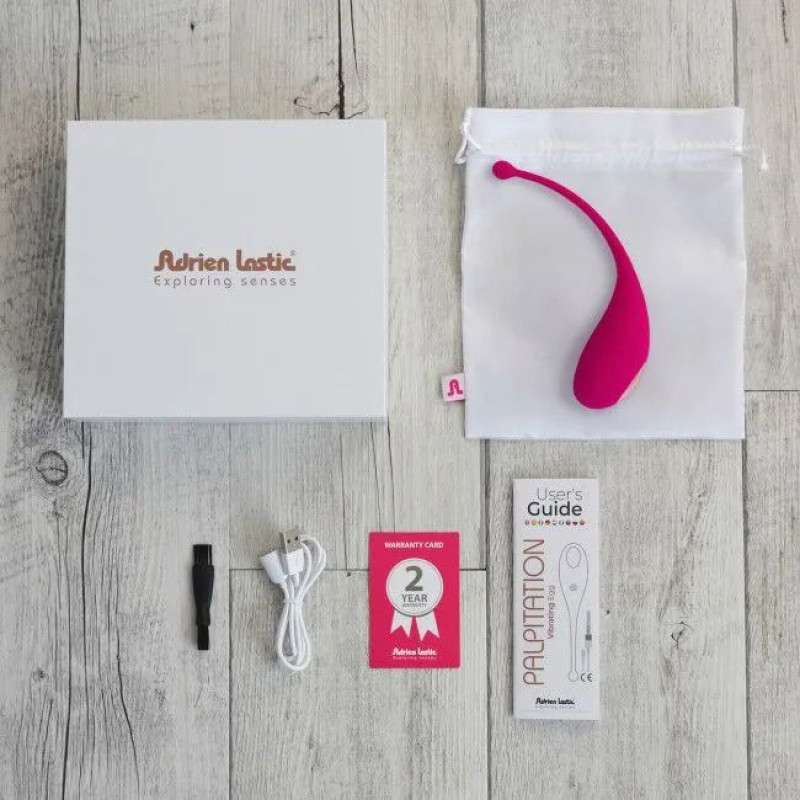 Adrien Lastic Palpitation смарт виброяйцо с глубокой вибрацией, 18х4.5 см - 2