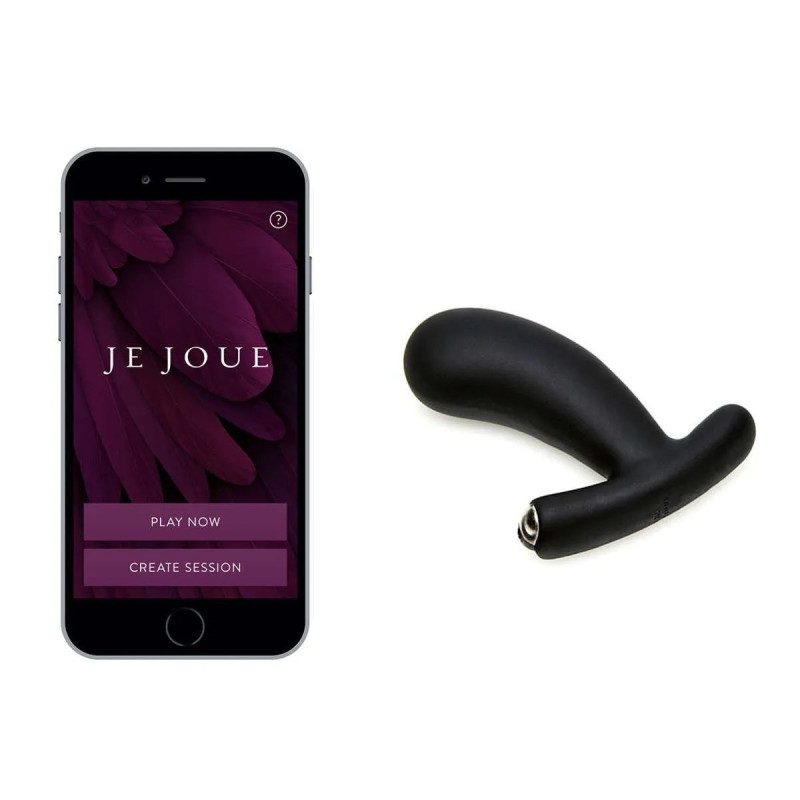 Je Joue NUO Black - смарт-массажер простаты с двумя моторами и глубокой вибрацией, 10х3,2 см. - 1
