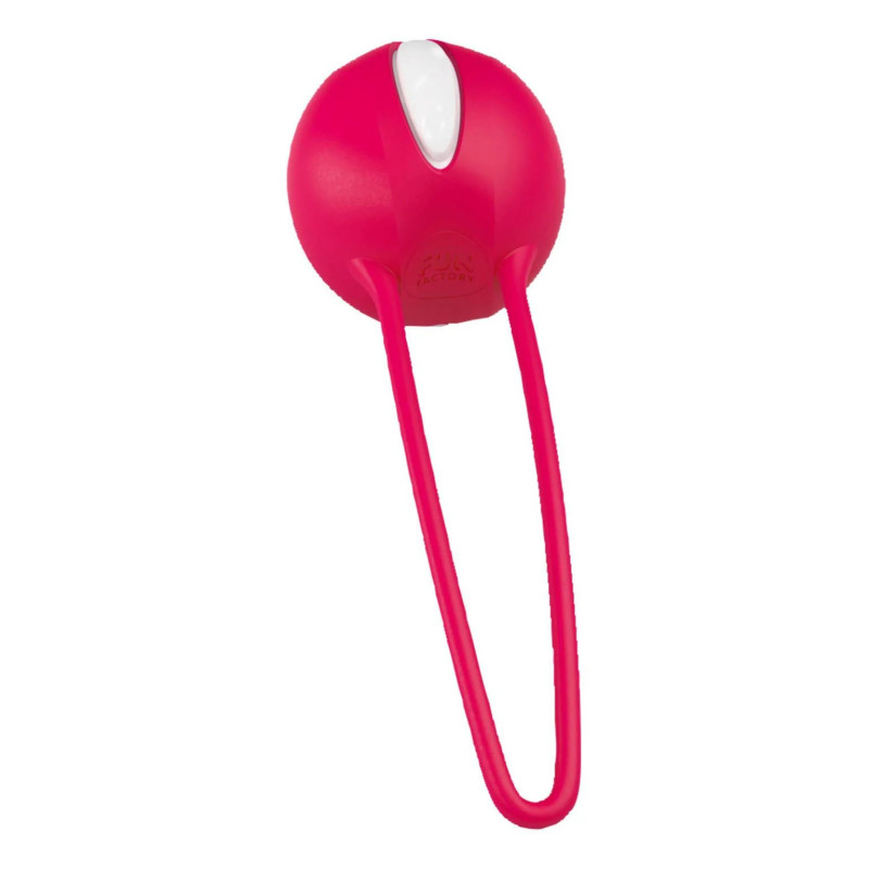Fun Factory SmartBall Uno - Вагинальный шарик, 4.5х3.6 см (красный с белым) - 1