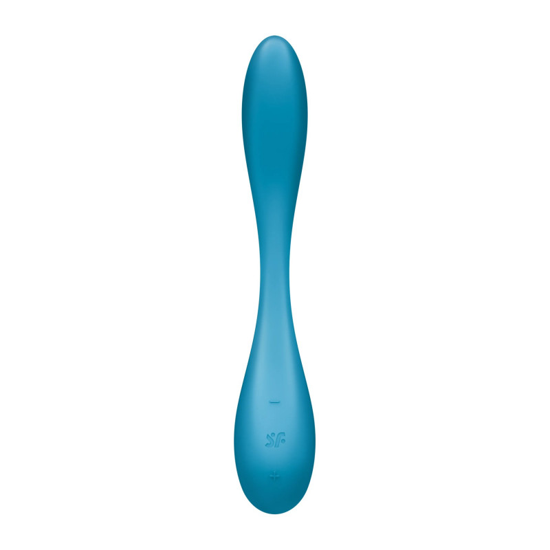 Satisfyer G-Spot Flex 5+ - Универсальный вибратор, 15х3.4 см (синий) - 4