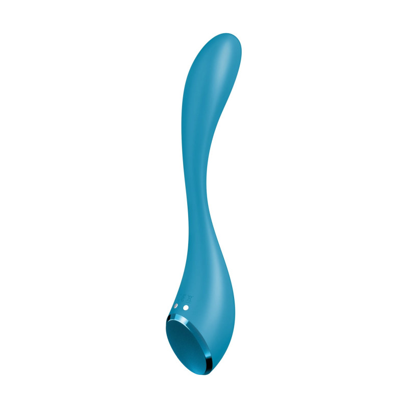 Satisfyer G-Spot Flex 5+ - Универсальный вибратор, 15х3.4 см (синий) - 5