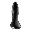 Satisfyer Rotator Plug 1+ - Анальна смарт-пробка, 12.8х3.8 см (чорна)