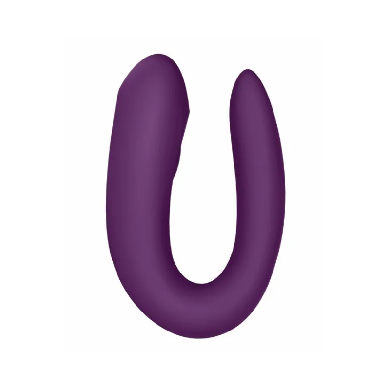 Вибратор для пар со смарт управлением Satisfyer Double Joy violet - 2