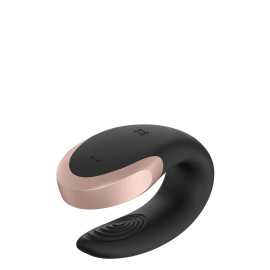 Вібратор для пар зі смарт керуванням Satisfyer Double Love black