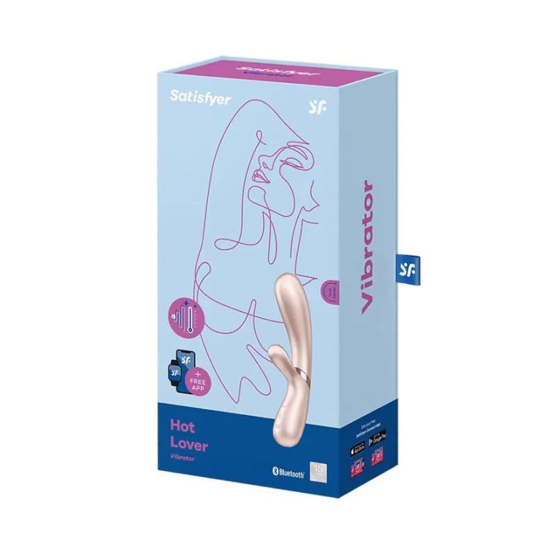 Вибратор-кролик со смарт управлением Satisfyer Hot Lover Beige - 4