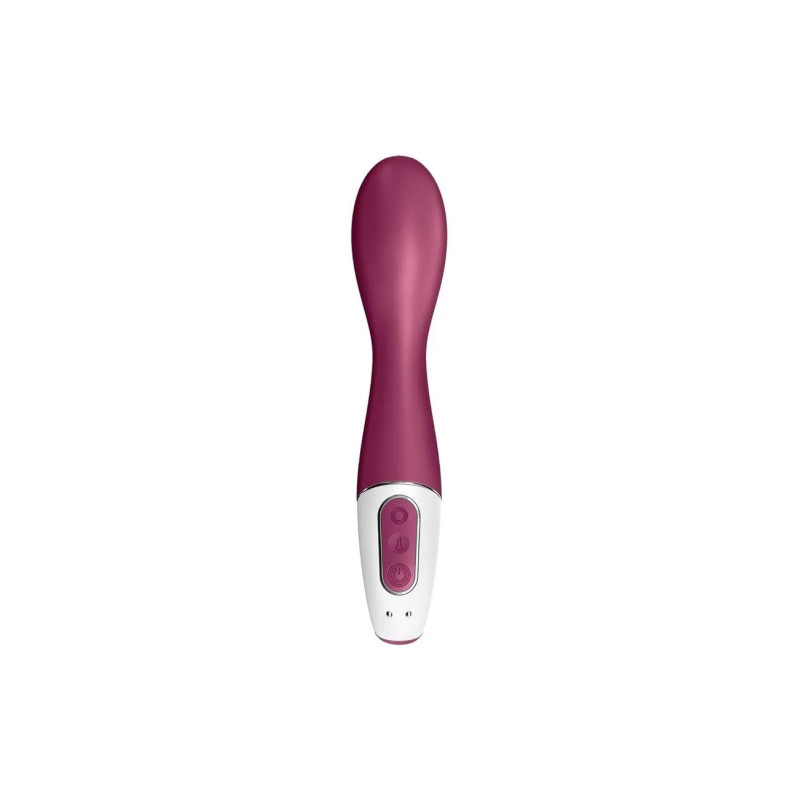 Satisfyer Hot Spot - Смарт-вибратор, 21х4.2 см (бордовый) - 2