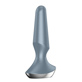 Satisfyer Plug-ilicious 2 - Анальна смарт-пробка, 14х3 см, (сіра)