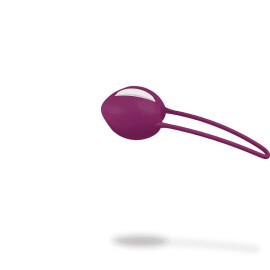 Fun Factory SmartBall Uno - Вагінальна кулька, 4.5х3.6 см (фіолетова з білим)