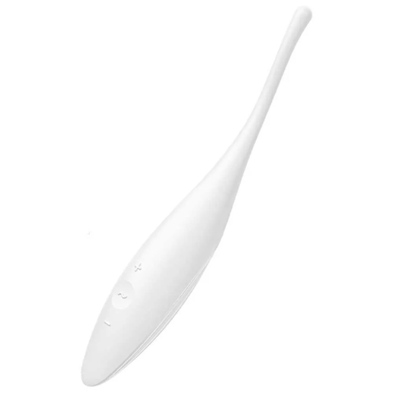 Satisfyer Twirling Joy White - Смарт-вибратор для клитора, 18 см (белый)